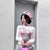 Chapéu de Marinheiro com Laço Estilo Japonês Chapéu de Sol de Verão para Mulheres, Lindo Chapéu de Sol, Boina Doce
