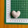 Broche de Hongo a Cuadros de Dibujos Animados Colgante de Joyería DIY Accesorios para Ropa Infantil Corazón Estrellas con Accesorios de Tela Venta al por Mayor