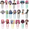 Grupo de Chicas Hunter Clips de Papel Coloridos Creativos Dibujos Animados Papelería para Estudiantes Marcapáginas Divisor de Páginas Venta Directa de Fábrica