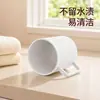 Vaso para cepillo de dientes para enjuague bucal, vaso de lavado de baño, uso doméstico, dormitorio estudiantil, vaso para enjuague bucal de plástico PP engrosado con asa