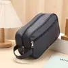 Bolsa de Cosméticos para Hombre con Patrón de Lichi de PU, Bolso Multifuncional Impermeable para Artículos de Tocador, Bolsa de Almacenamiento para Viaje, Disponible en Stock Transfronterizo
