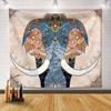 Amazon Nuevo Nórdico Ins Tela Colgante Decorativa Elefante Tapiz Bohemio Tapiz Mandala para Hacer Figuras