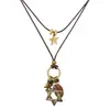Collar Retro Estrella Nuevo para Mujer Diseño Nicho Cadena para Suéter de Alta Gama Estilo Frío Personalidad Gargantilla Accesorios