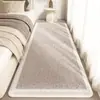 Tapete Longo Estilo Luxo Leve, Caxemira Sintética, Macio e Amigo da Pele, Tapete de Cabeceira, Resistente a Manchas e Fácil de Cuidar, Tapete para Varanda e Bay Window, Transfronteiriço