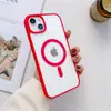 Capa Transparente Macaron 17Promax para Celular 16 Adequada para Iphone15Pro Colorida Magnética 14 Acrílico 13
