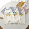 Mono de bebé Chengbao, pijama fino de verano de manga corta, ropa de bebé, ropa de escalada, ropa para recién nacidos