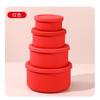 Pote de Silicone para Conservar Alimentos Transfronteiriço, Lancheira, Selado e Conserva Fresca, Caixa de Frutas de Grau Alimentício, Micro-ondas, Personalizável com Tampa