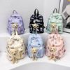 Mochila infantil feminina desenho animado urso fofo bolsa de jardim de infância comércio exterior pré-escola bolsa de viagem para meninas