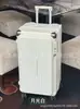 Maleta Doble Capa Cremallera Antiexplosión Almacén Profundo Caja con Contraseña para Mujer Gran Capacidad Carrito de Viaje para Estudiantes Nuevos Caja de Cuero para Hombres