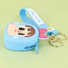 Llavero de Silicona de Bebé Llorando Billetera para Monedas Colgante de Bolso Mini Bolsa para Auriculares Pequeña Billetera Accesorios para Niños
