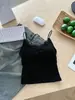 Nuevo y puro y seductor camisón de encaje con cintura fruncida y hermoso diseño en la espalda, top de mujer ajustado con copas incorporadas para usar como prenda exterior