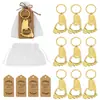 Llavero Colgante Creativo Personalizado de Pie Colgante de Joyería para Fiesta Festiva Abrebotellas Multifuncional Regalo