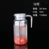 Jarra de Jugo Acrílica PC Hervidor de Agua Fría Botella de Jugo Zha Hervidor Bar KTV Hervidor de Agua Fría de Gran Capacidad Jarra de Jugo para Restaurante