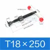 Juego de husillo de bolas tipo T Accesorio Tornillo trapezoidal Husillo de bolas trapezoidal Maquinaria para carpintería Abrazadera para husillo de bolas