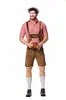 Nuevos Overoles Cuadros para Padres e Hijos de Amazon, Ropa de Oktoberfest de Múnich, Tirantes de Bar