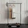 Arara de chão cabideiro vertical para secar roupas cabide de roupas para quarto de casa arara de roupas arara de chão para loja de roupas expositor