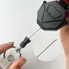 Llave de Cadena Telescópica Multifuncional Mecha Escalador Resistente Negro Hebilla de Tracción Fácil Fibra de Carbono Retráctil