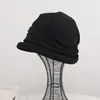 Sombrero de Pescador Plegado Estilo Coreano de Alta Calidad para Mujer, Moda Primavera y Otoño Versátil Protección Solar Sombrero Postparto, Sombrero Holgado, Sombrero Retorcido, Hace que la Cara Parezca Más Pequeña