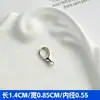 Cierres de langosta de aleación de zinc en múltiples especificaciones disponibles materiales para joyería hecha a mano DIY cierres de conexión cierres para collares cierres para pulseras accesorios