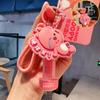 Llavero con forma de burbuja de la marca Loopy Little Beaver, auténtico personaje de Internet, para mujer, accesorio colgante para bolso.