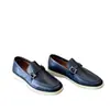 Fornecimento Exclusivo Transfronteiriço de Mocassins Masculinos em Couro Genuíno, Sapatos Baixos da Moda Estilo Britânico, Sapatos de Dirigir Respiráveis e Resistentes ao Desgaste, Sapatos Masculinos Versáteis