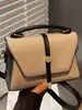 Bolsa de Mão Estilosa com Retalhos de Alto Acabamento Nova Moda Primavera 2026 Bolsa de Ombro Simples para Mulheres Bolsa Transversal Tendência