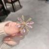 Broche de margarita de cristal coreano para mujer, sencillo y personalizado, antideslumbrante, accesorio para celebridades de Internet.