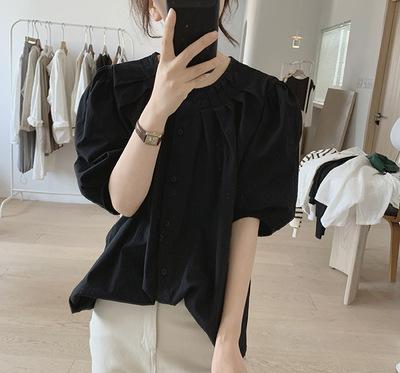复制_韩国泡泡袖衬衫女2023夏新款宽松褶皱圆.jpg