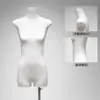 Pendente modelo de corpo plano mão peito plano figura de meio corpo adereços vitrine de loja de roupas corpo humano falso suporte de exibição de corpo inteiro roupas femininas