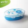Youyue lonchera portátil con compartimentos calentable en microondas lonchera en forma de huevo para estudiantes oficinistas lonchera para comida rápida