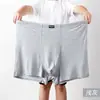 140~420 jin plus size cintura alta cueca boxer masculina solta para homem gordo cuecas modal calça de quatro pontas para meia-idade e idosos
