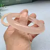 Brazalete redondo de jade afgano rosa al por mayor, brazalete de belleza, pulsera de mujer de jadeíta, suministro para transmisiones en vivo, envío directo de una pieza
