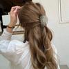 Pinza de Agarre Alto Sentido Coreano Primavera y Verano Cuadros Azules Pinza de Tiburón Pinza Superior Flequillo Pinza para el Cabello Cereza Dulce para Niña