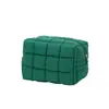 Bolsa Cosmética Cuadros Acolchados de Nailon de Gran Capacidad Transfronteriza, Bolsa de Almacenamiento Octagonal para Artículos de Tocador, Bolsa Cuadrada Pequeña de Mano Cuadros de Burbujas