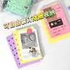 Papel de Reposição A7 Espesso Folha Solta 6 Furos Colorido em Branco Página Interna Caderno de Mão Diário Papel de Reposição Material DIY Núcleo de Reposição