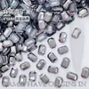 4*6mm Fundo Plano Mahjong Famoso na Internet Série Deslumbrante Vidro de Cristal Irregular Pedras Strass para Unhas Decorações de Unhas Usáveis Atacado