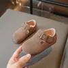 Zapatos Birkenstock Unisex para Niños Primavera y Otoño Bebé Retro Suela Suave Zapatos de Cuero Simples Antideslizantes Resistentes al Desgaste Zapatos Individuales
