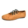 Zapatos planos Mary Jane con tiras cruzadas estilo francés, zapatos de mujer, nueva colección otoño 2026, modernos, versátiles, cómodos, de suela blanda, estilo Birkenstock