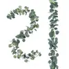 Guirnaldas de Eucalipto Artificiales Transfronterizas, Guirnalda de Hojas de Eucalipto y Gypsophila Artificial, Arco de Boda, Guirnalda Decorativa Navideña