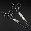Tijeras de Peluquería Tipo Tornillo con Rodamiento de 6.0 pulgadas, Tijeras para Cortar el Cabello, Tijeras Planas, Tijeras para Flequillo, Tijeras Deslizantes, Tijeras Deslizantes Fym