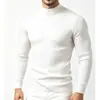 Comércio Exterior Atacado Outono e Inverno Masculino Europeu e Americano Gola Alta Suéter de Tricô Trançado Tamanho Grande Moda Casual Pulôver Tricô