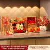 Decoraciones para Casa Nueva, Regalos para Mudanza a Casa Nueva, Juego Completo de Suministros para Decoración de Ceremonia de Mudanza a Casa Nueva, Adornos de Leña