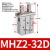 Acessórios Manipulador Cilindro de Dedo Paralelo Pneumático Garra Mhz2-16D 10D 40D Máquina de Máscara Mhzl2-20
