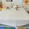 Artículo Individual/Fresco Azul Cuadros Cama para Cachorro Sábana Protector de Colchón Simmons Protector de Colchón Funda de Almohada 1.8m1.5 Juego de Tres Piezas 3
