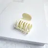 Clipe de Topo para Rabo de Cavalo Alto 4cm Plástico Camada Dupla Presilha Fixa Pegador de Cabelo Clipe de Tubarão Coreano Presilha Doce Acessórios de Cabelo