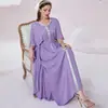 Item de Liquidação 2503: Vestido Elegante de Cor Sólida com Decote V e Pedrarias Costuradas à Mão, Emagrecedor e Valorizador, Vestido Longo Elegante