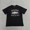 Camiseta Corteiz Série Alcatraz Manga Curta Logo Letra Estampada Gola Redonda Manga Curta
