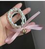 Pulsera de Lazo de Perlas estilo Coreano Anillo para el Cabello de Doble Uso Cuerda para el Cabello ins Súper Hada Internet Rojo Accesorios para el Cabello 2022 Primavera y Verano Nueva Moda