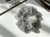 Ventas Directas de Fábrica Transfronterizas Sencillos Resortes para el Cabello de Niñas Scrunchies de Satén con Pedrería de Alta Calidad Resortes para el Cabello Cuerdas para el Cabello Resortes para el Cabello