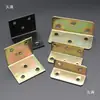Suporte de Canto de Ferro para Móveis / Conector de Reforço em L / Cantoneira de Suporte para Prateleira / Suporte Triangular de Ferro 90 Graus para Placa de Madeira